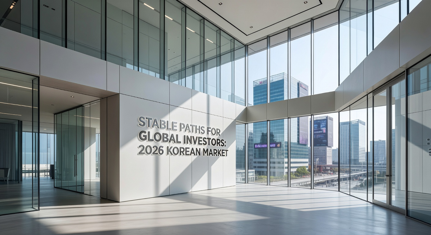 Modern Corporate Lobby in Seoul Tech District