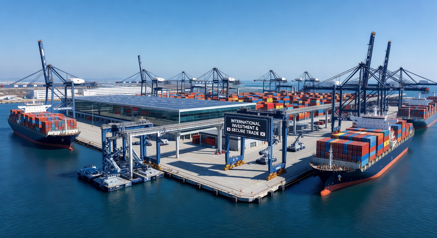 Modern Automated Port Infrastructure South Korea 2026