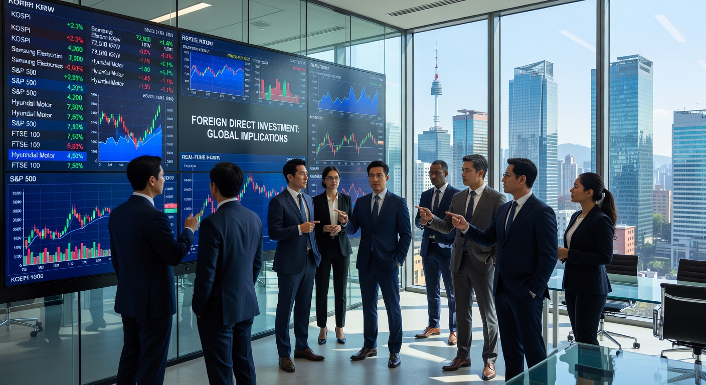 International Investors in a Modern Seoul Office