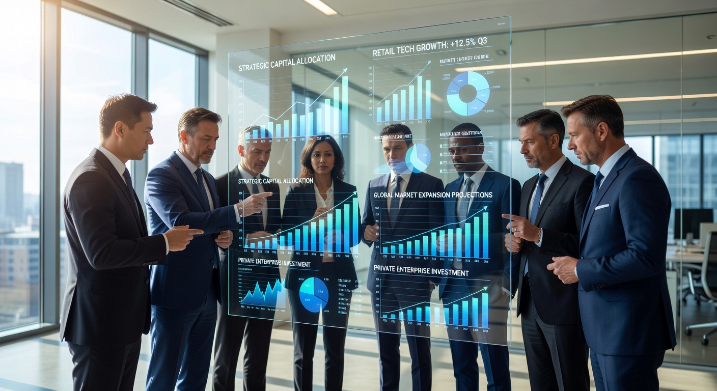 Investors Analyzing Retail Tech Data