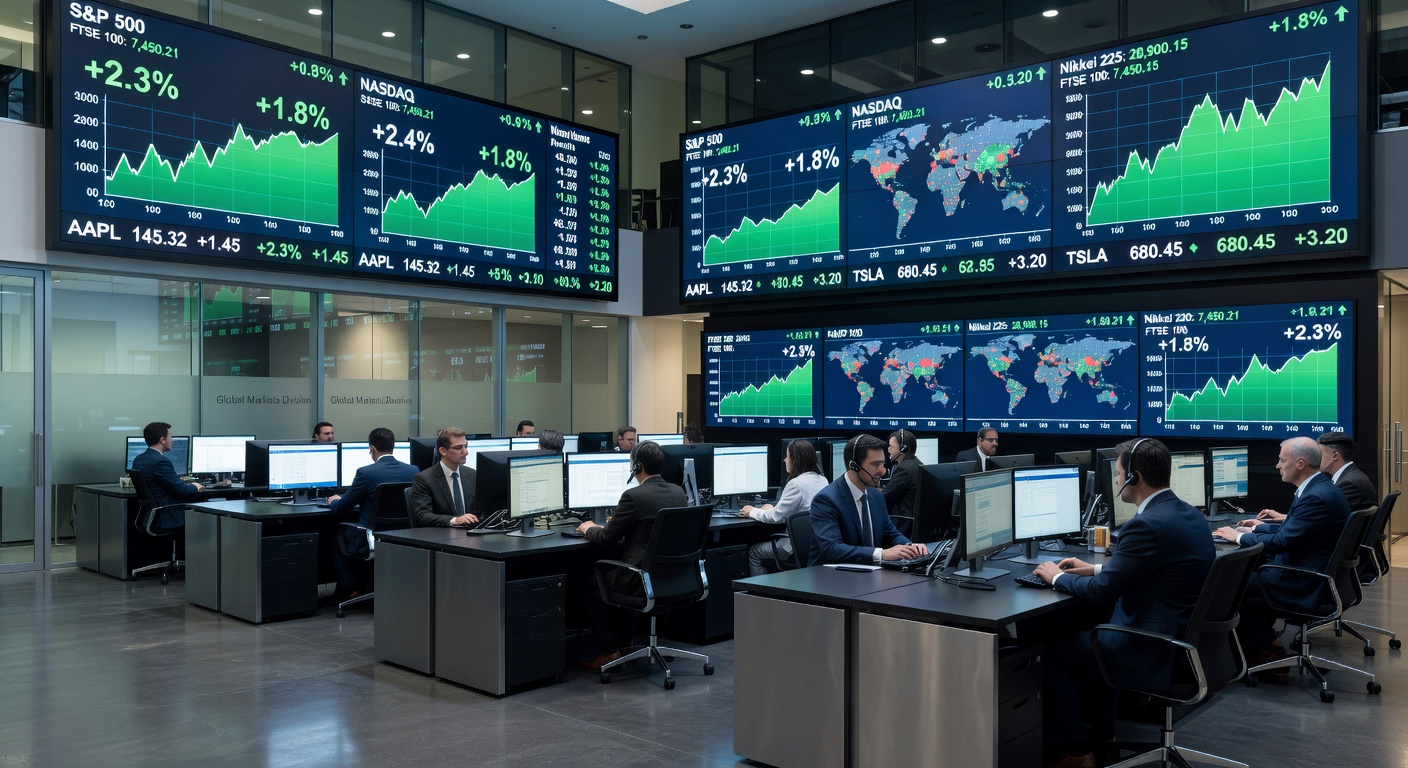 Global Financial Market Data Displays