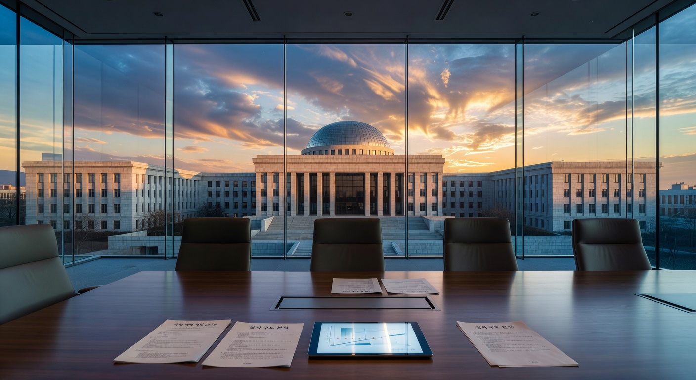 South Korean National Assembly and Seoul Business District 2026