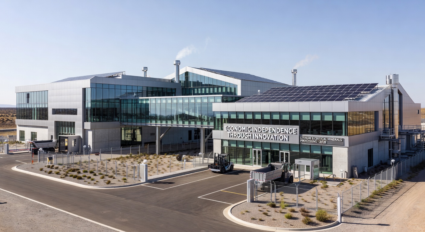 Onshore Mineral Processing Facility in Western Industrial Park 2026