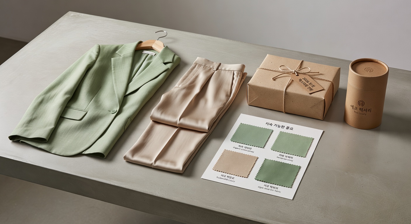Sustainable Luxury Fashion and Eco friendly Packaging in Korea