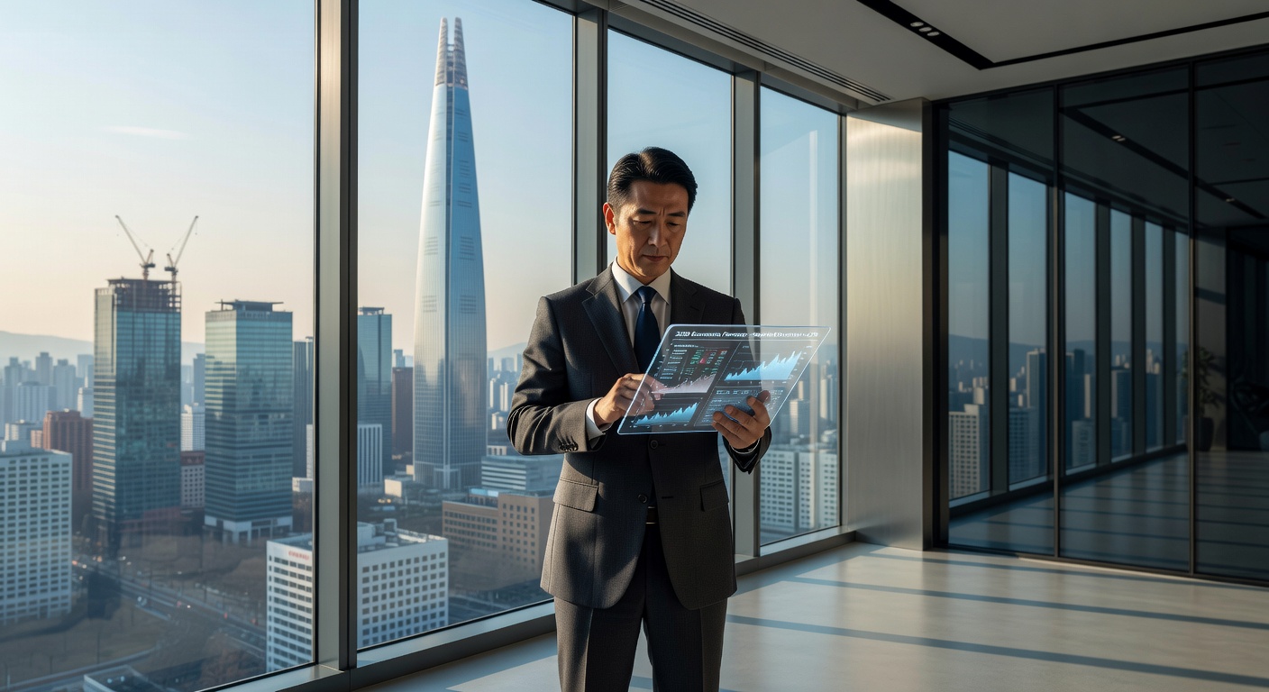 Modern Seoul Business District and Investment Growth 2026