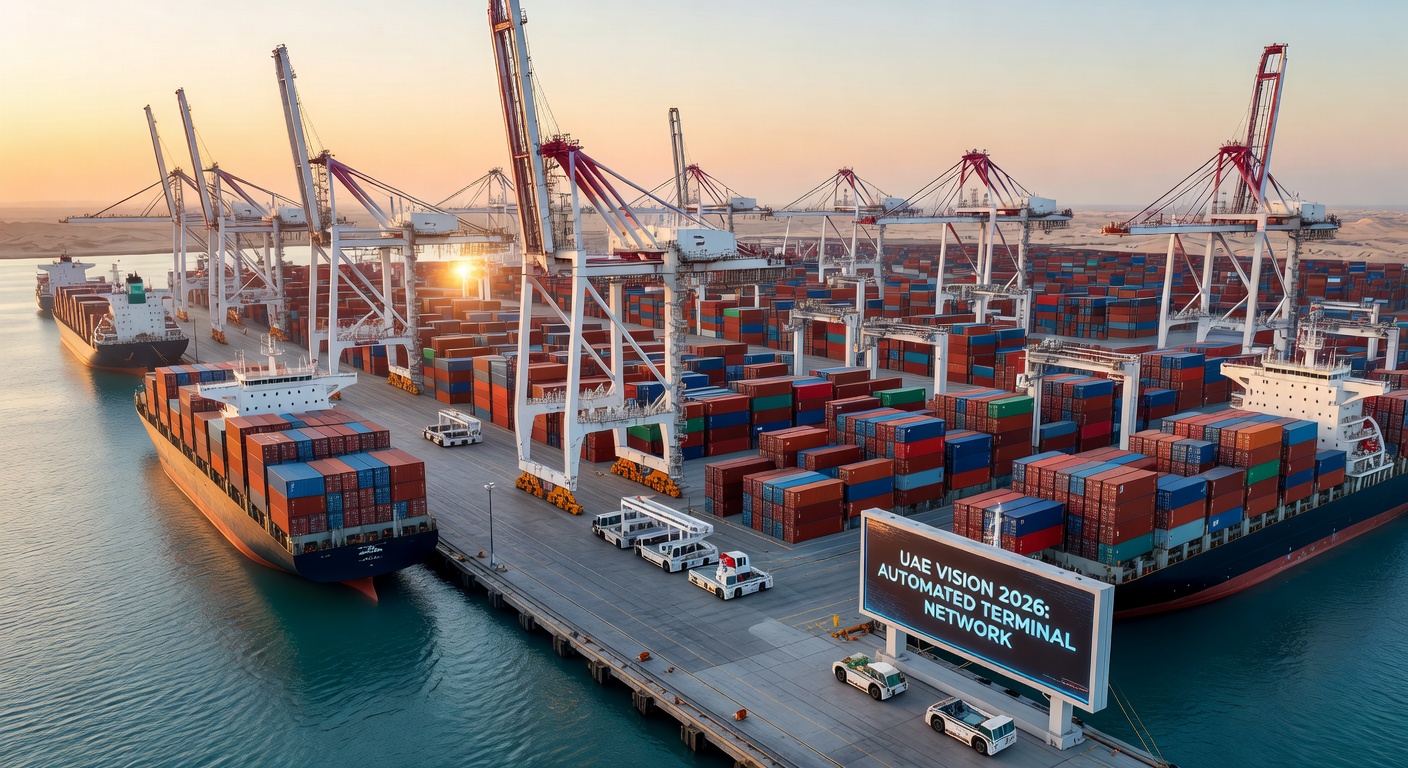 Modern Automated Port in the UAE 2026
