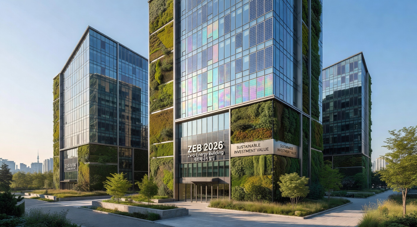 Modern Zero-Energy Residential Building 2026
