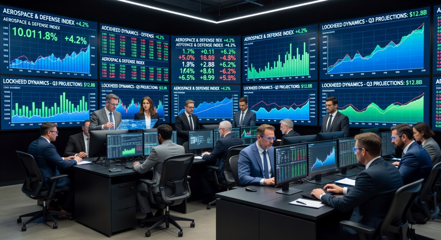 Global Financial Trading Floor 2026 Defense Stocks