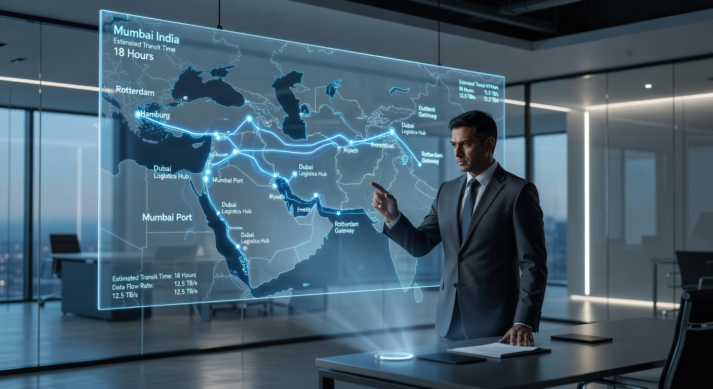IMEC Trade Route Digital Map 2026