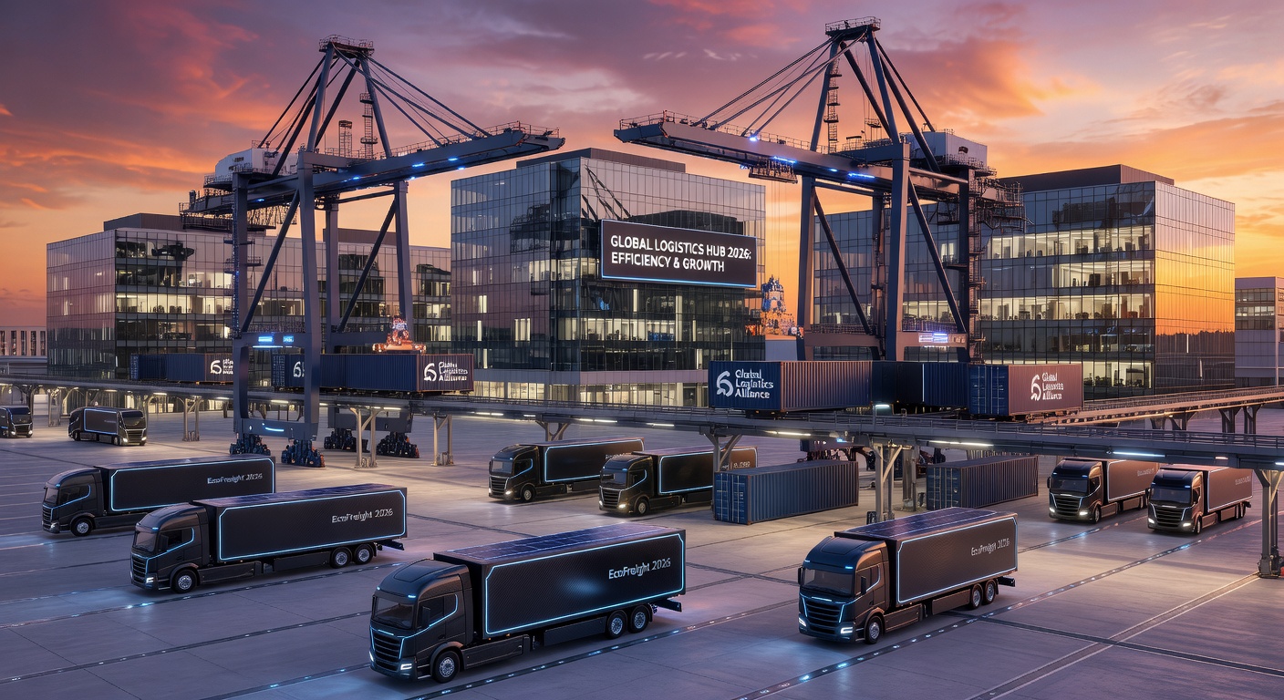 Global Logistics Hub 2026 with Autonomous Transport