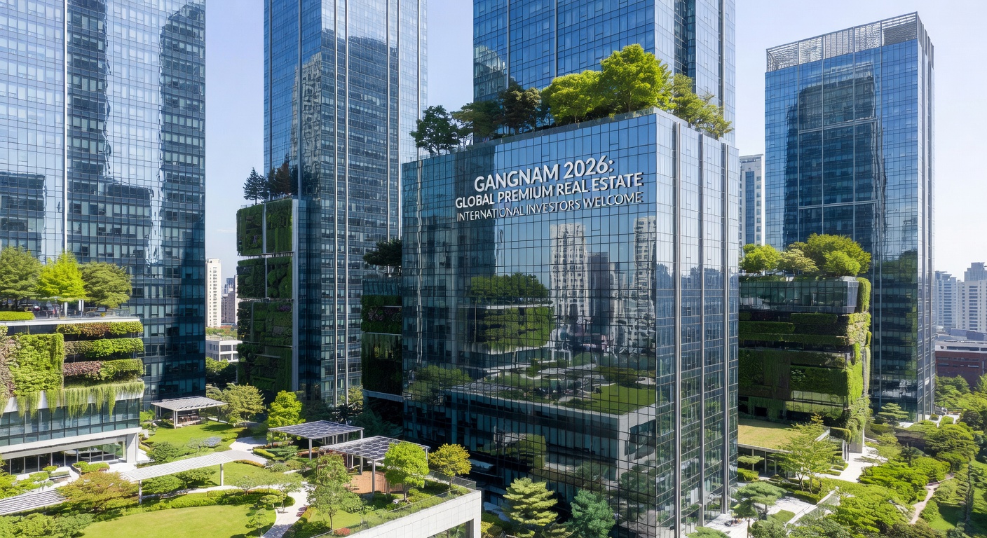 Modern Gangnam Skyline and Real Estate Development 2026