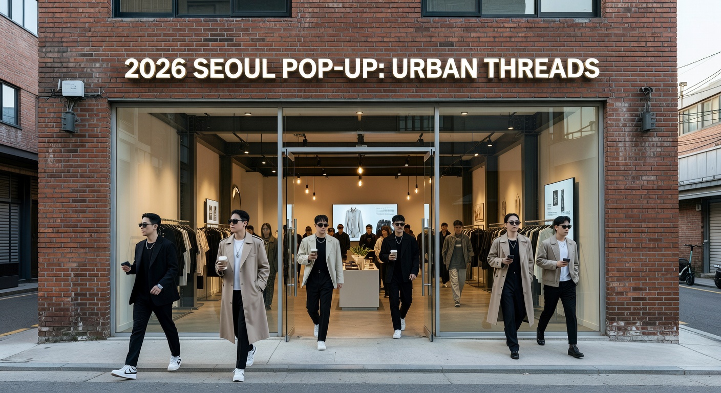 Refurbished Industrial Pop-up Store in Seongsu-dong Seoul