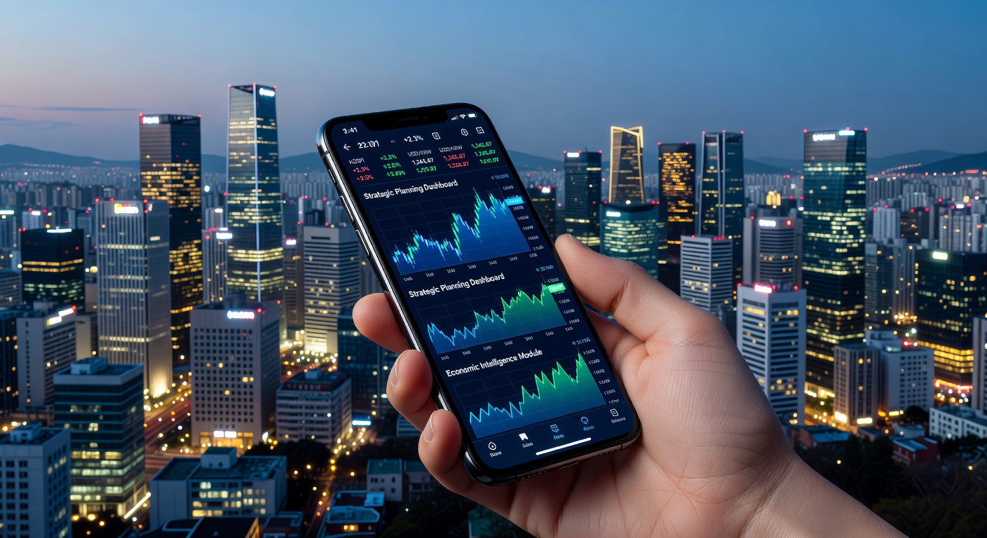 Strategic Financial Planning in Seoul at Night