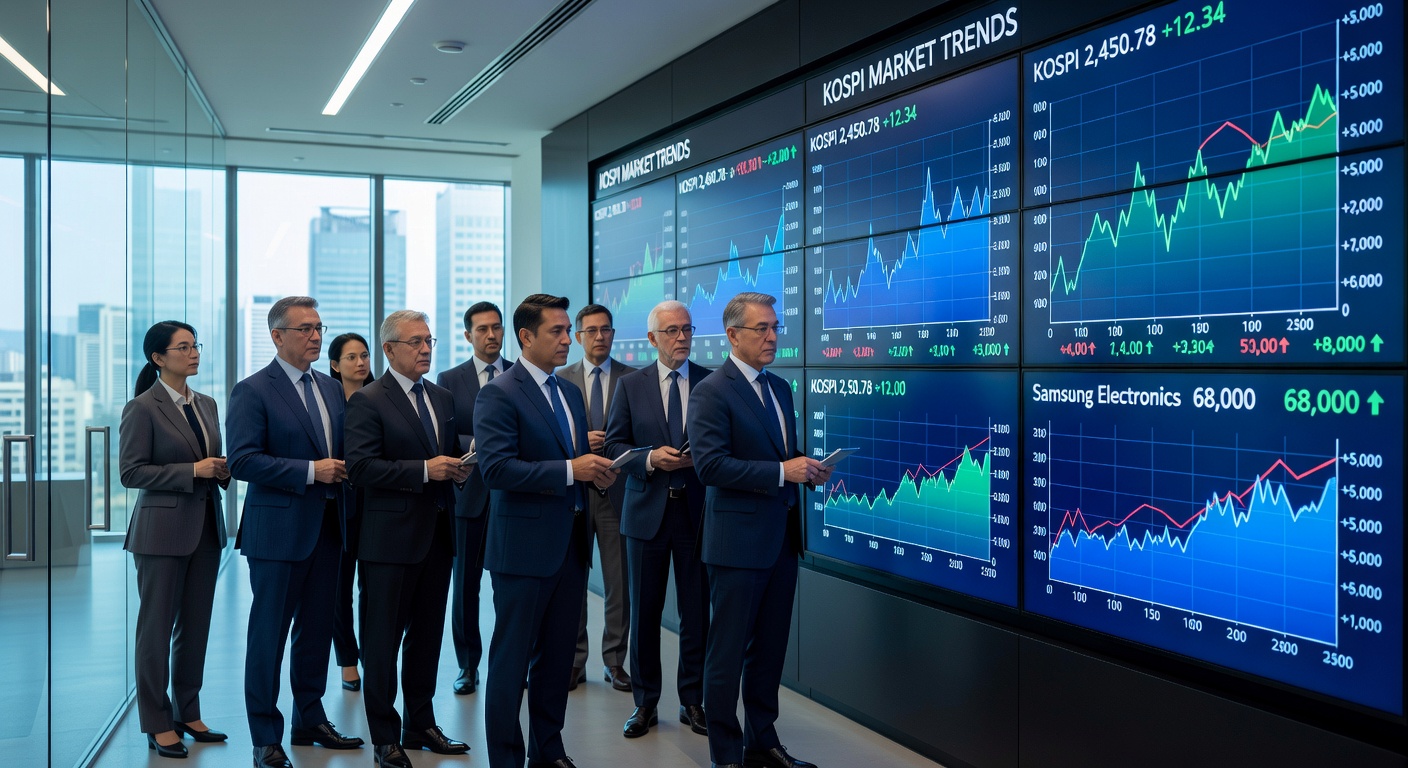 Global Investors Analyzing South Korean Market Trends