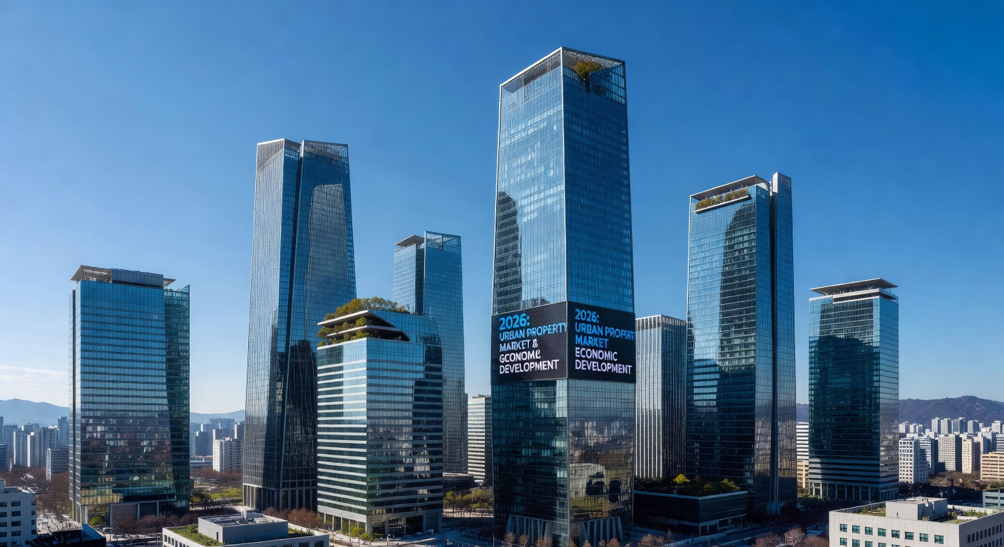 Seoul Financial District Skyline 2026