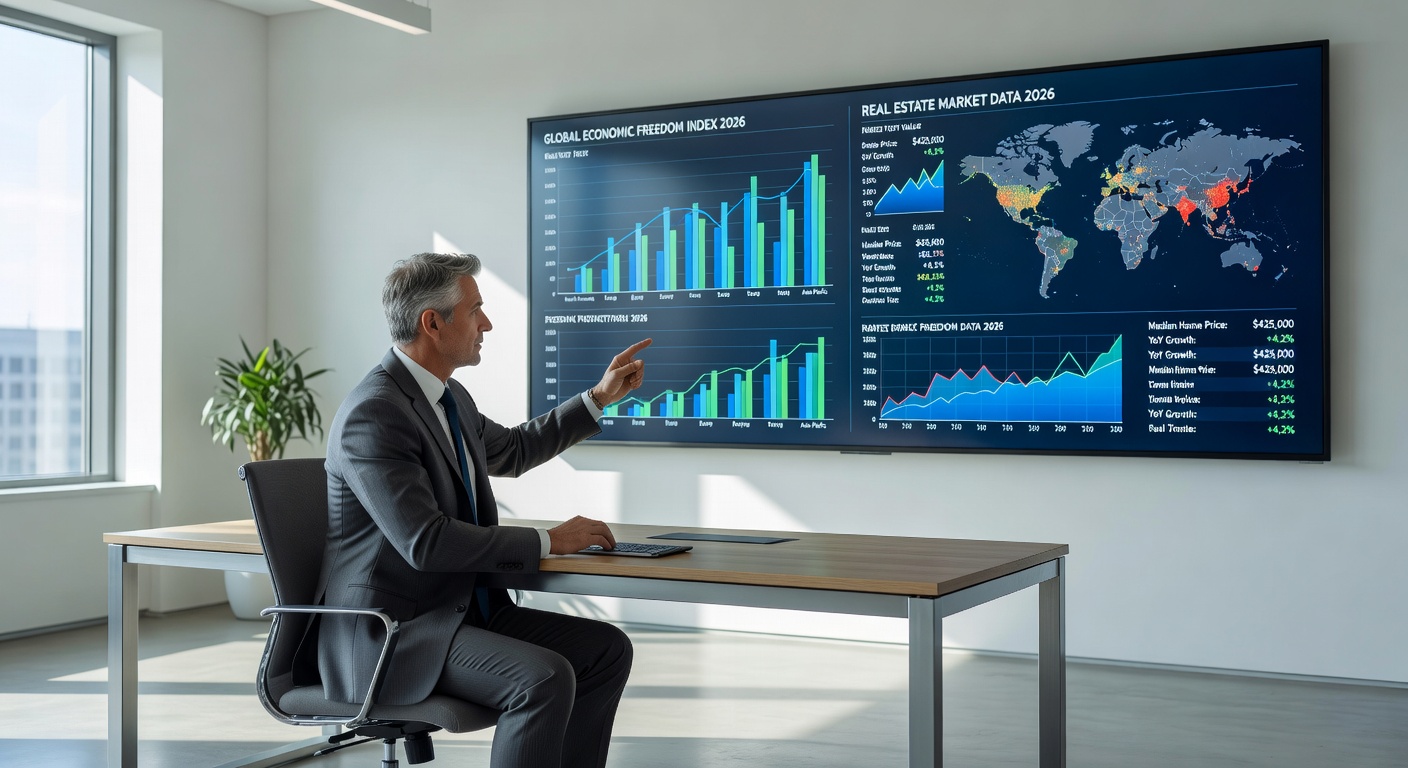 Economic Data and Market Analysis Screen