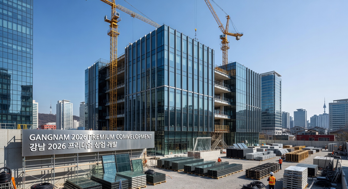 Modern Gangnam Commercial Development Project 2026