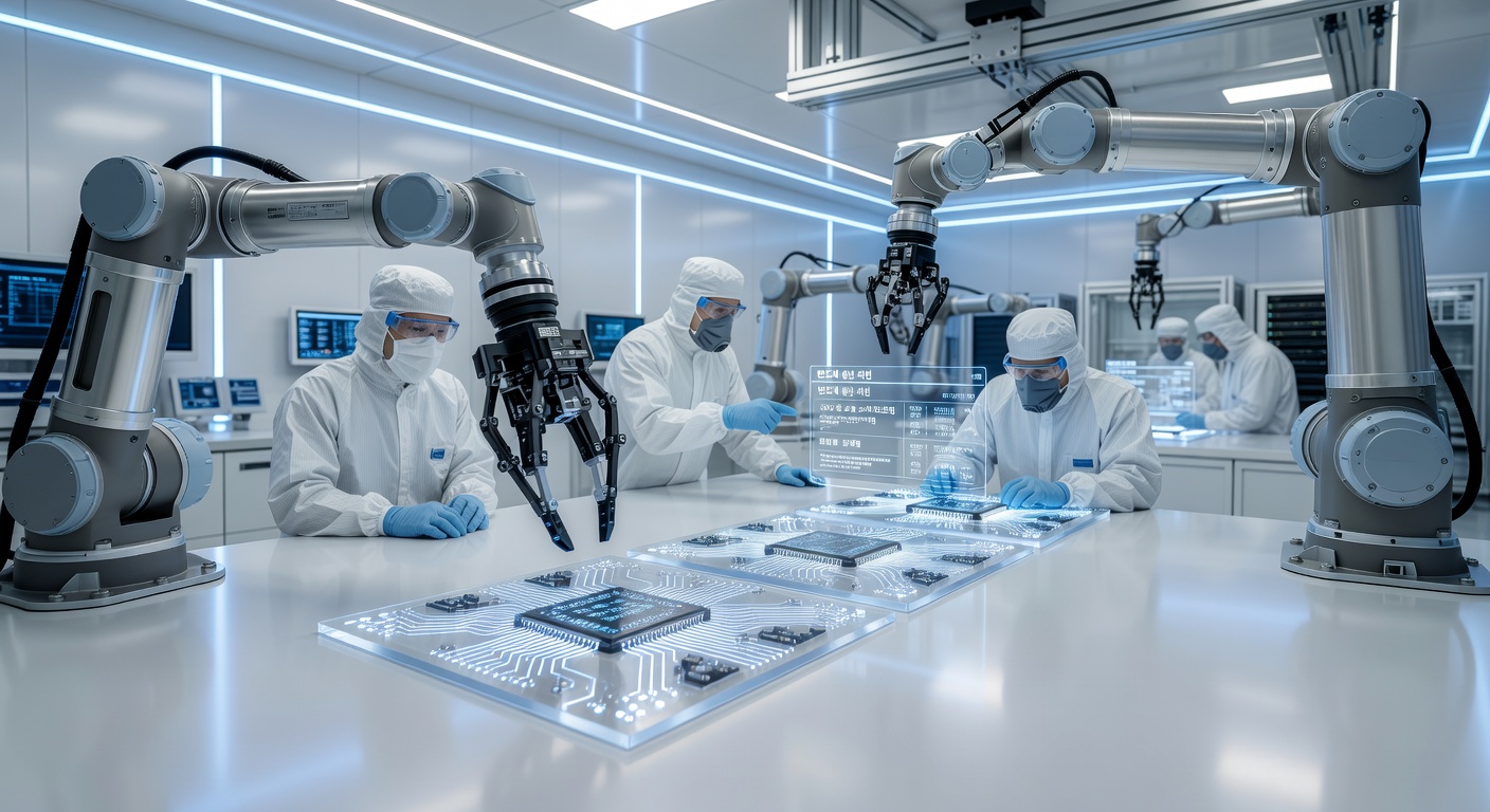Advanced semiconductor and AI technology facility in South Korea