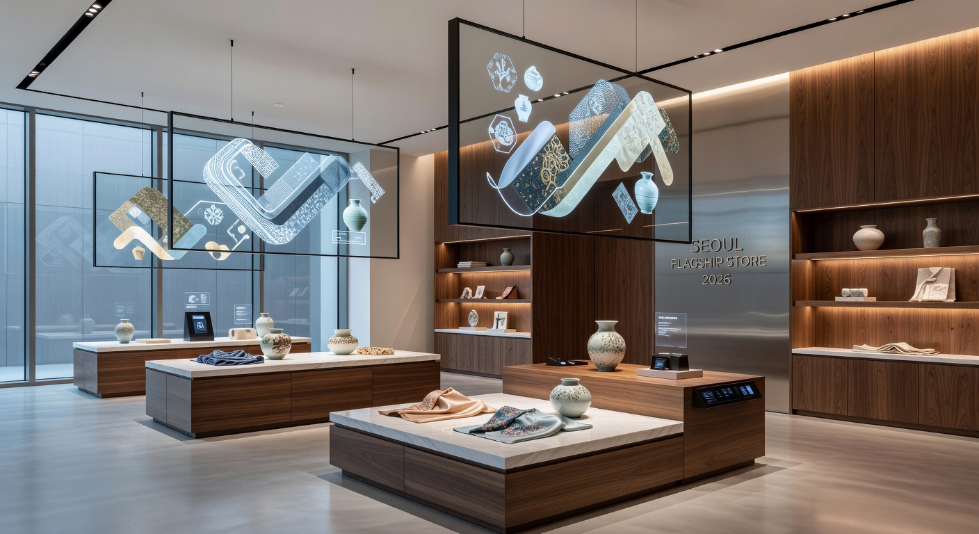 Premium Flagship Store Combining Digital Innovation and Analog Authenticity