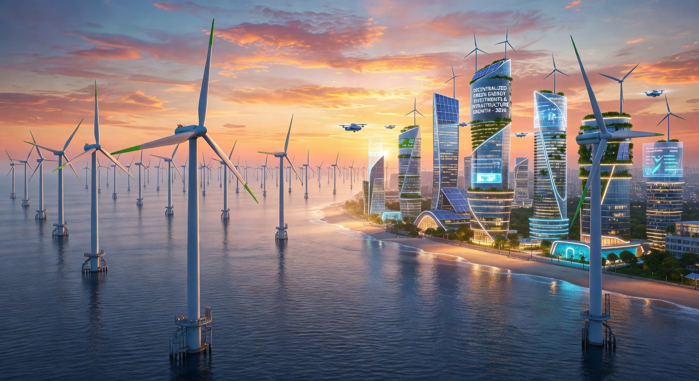Offshore Wind Farm and Smart City Skyline 2026