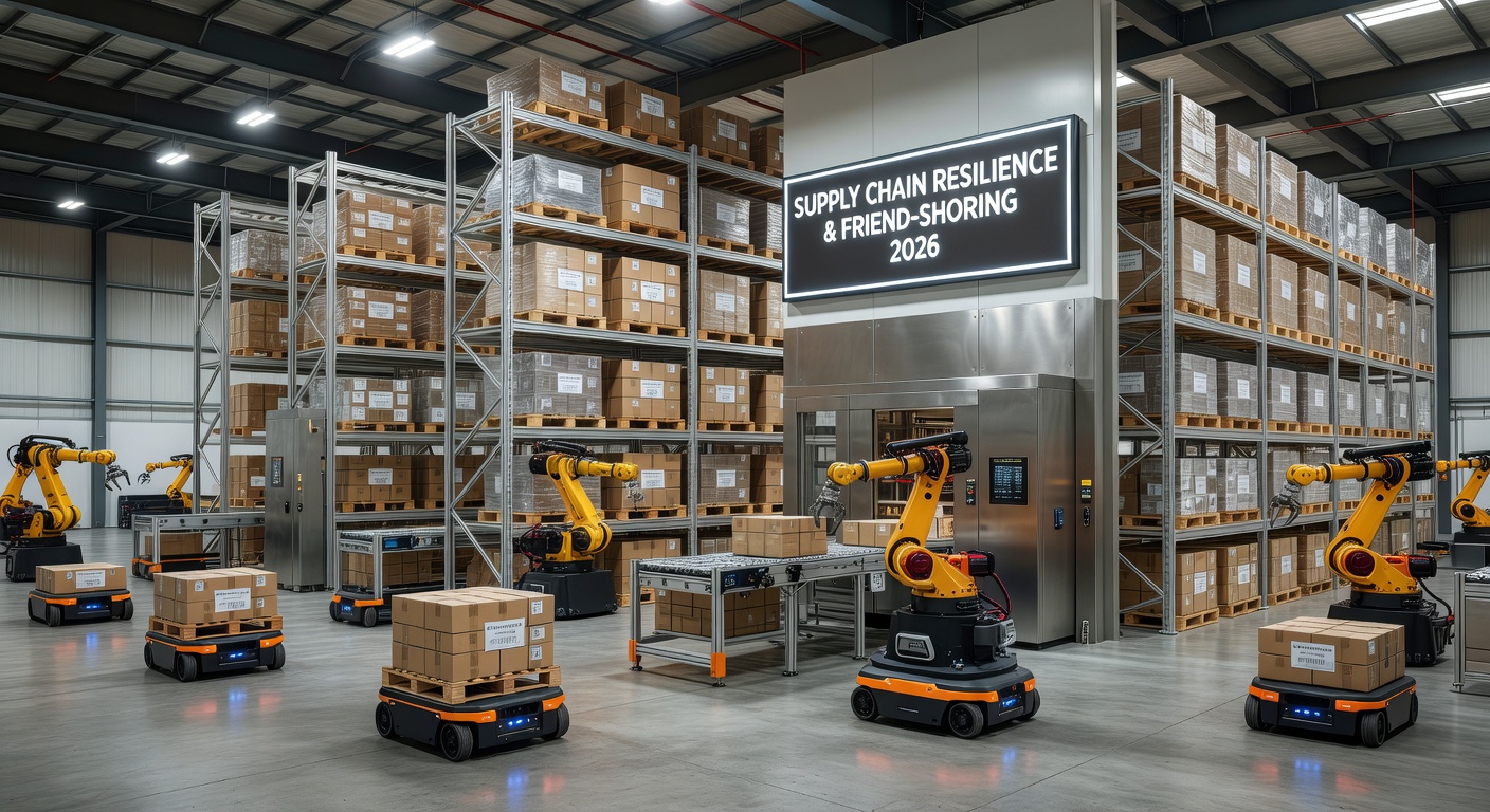 Modern Friend-Shoring Logistics Warehouse