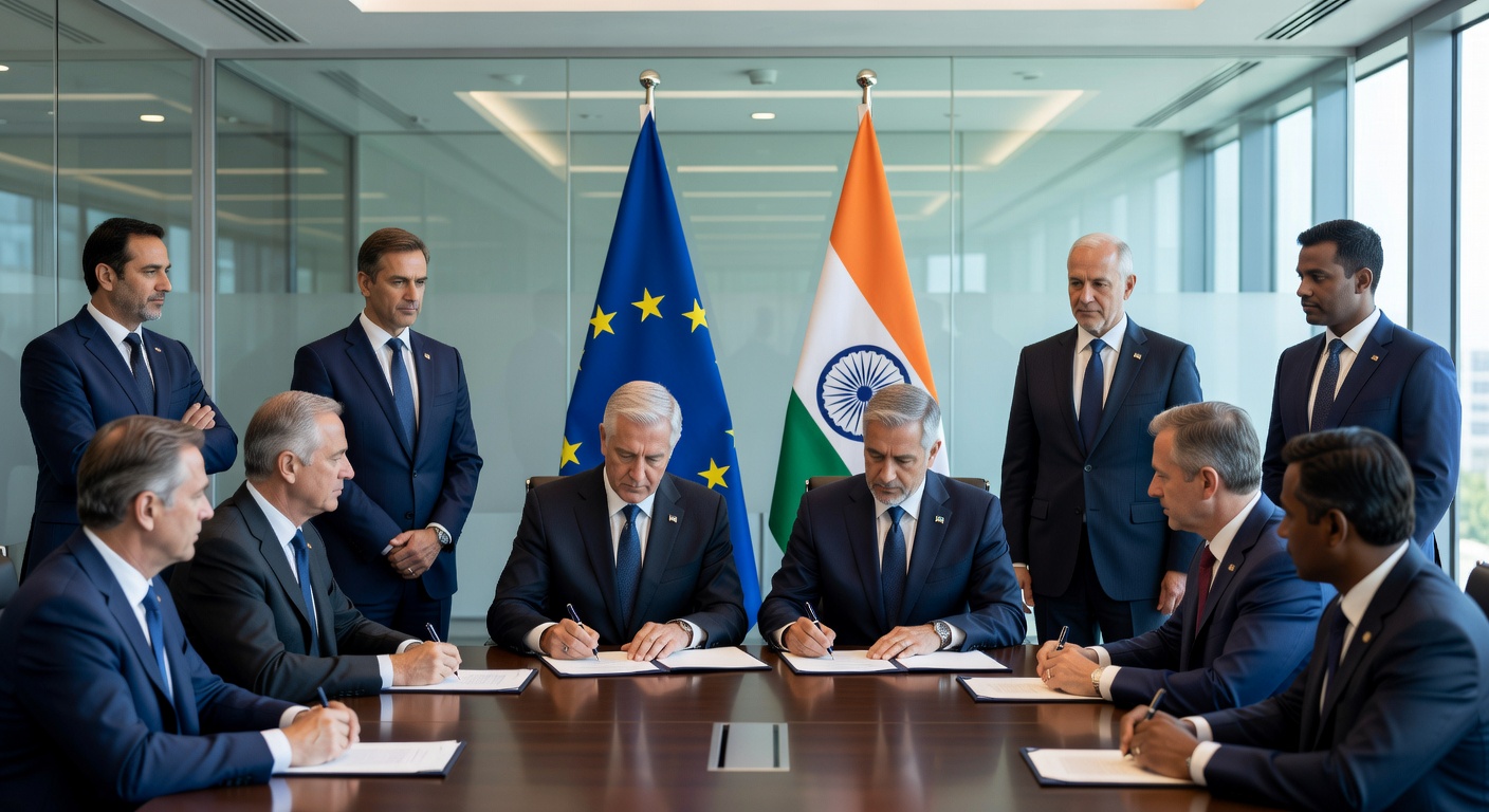 EU-India Free Trade Agreement Signing Ceremony 2026
