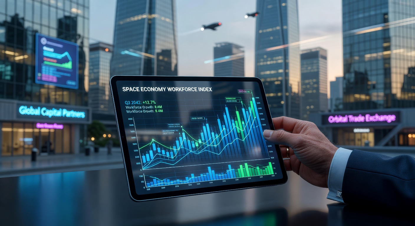 Space Economy Financial Growth Tablet