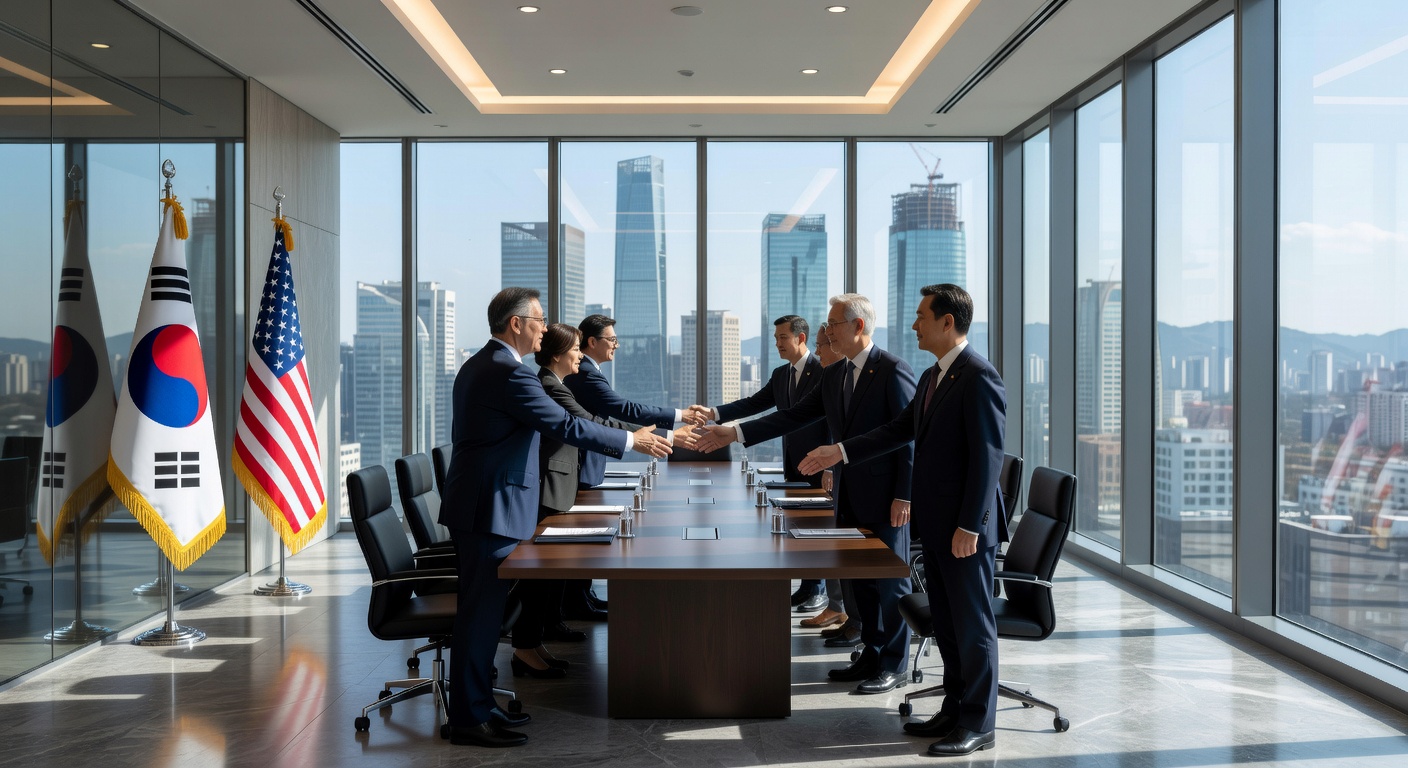 Diplomatic meeting between South Korean and US representatives in 2026 Seoul