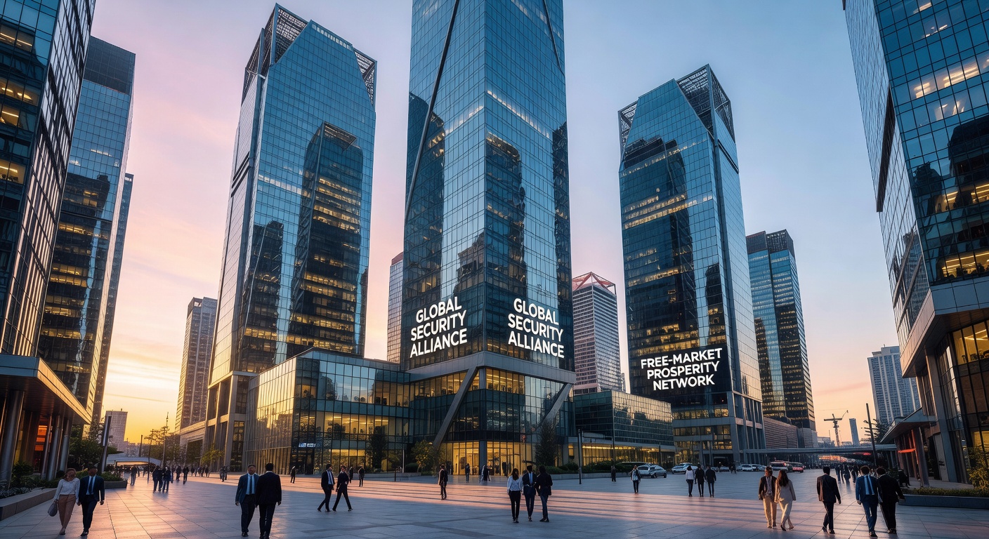 Global Financial Stability and Peace Through Strength Visual