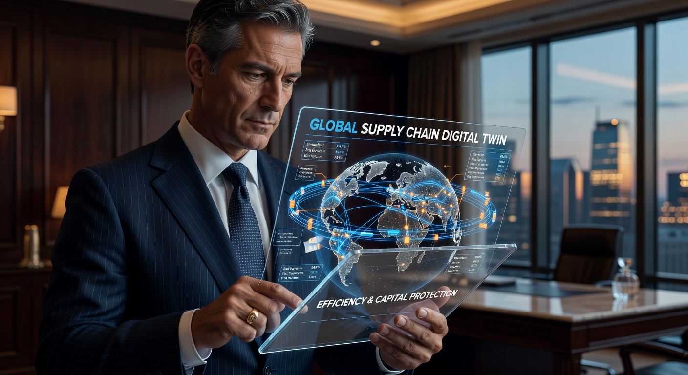 Investor Using Digital Twin Logistics Simulation 2026