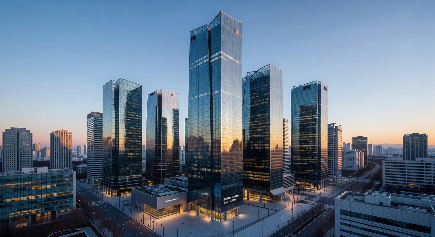 Seoul Yeouido Financial District at Sunrise 2026