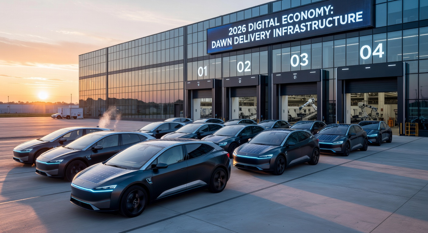 Modern Dawn Delivery Logistics Hub 2026