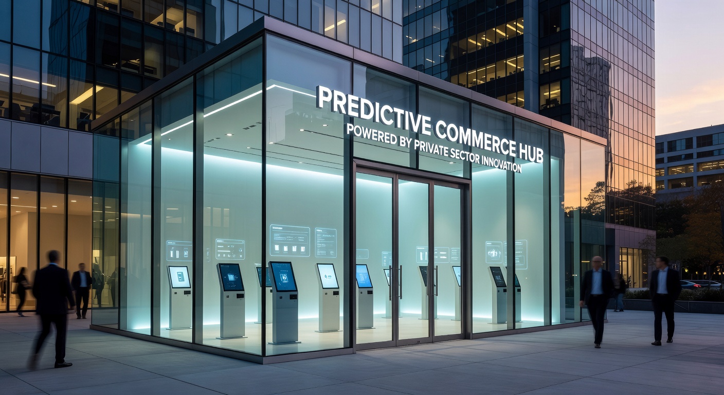 Futuristic Unmanned Retail Store 2026