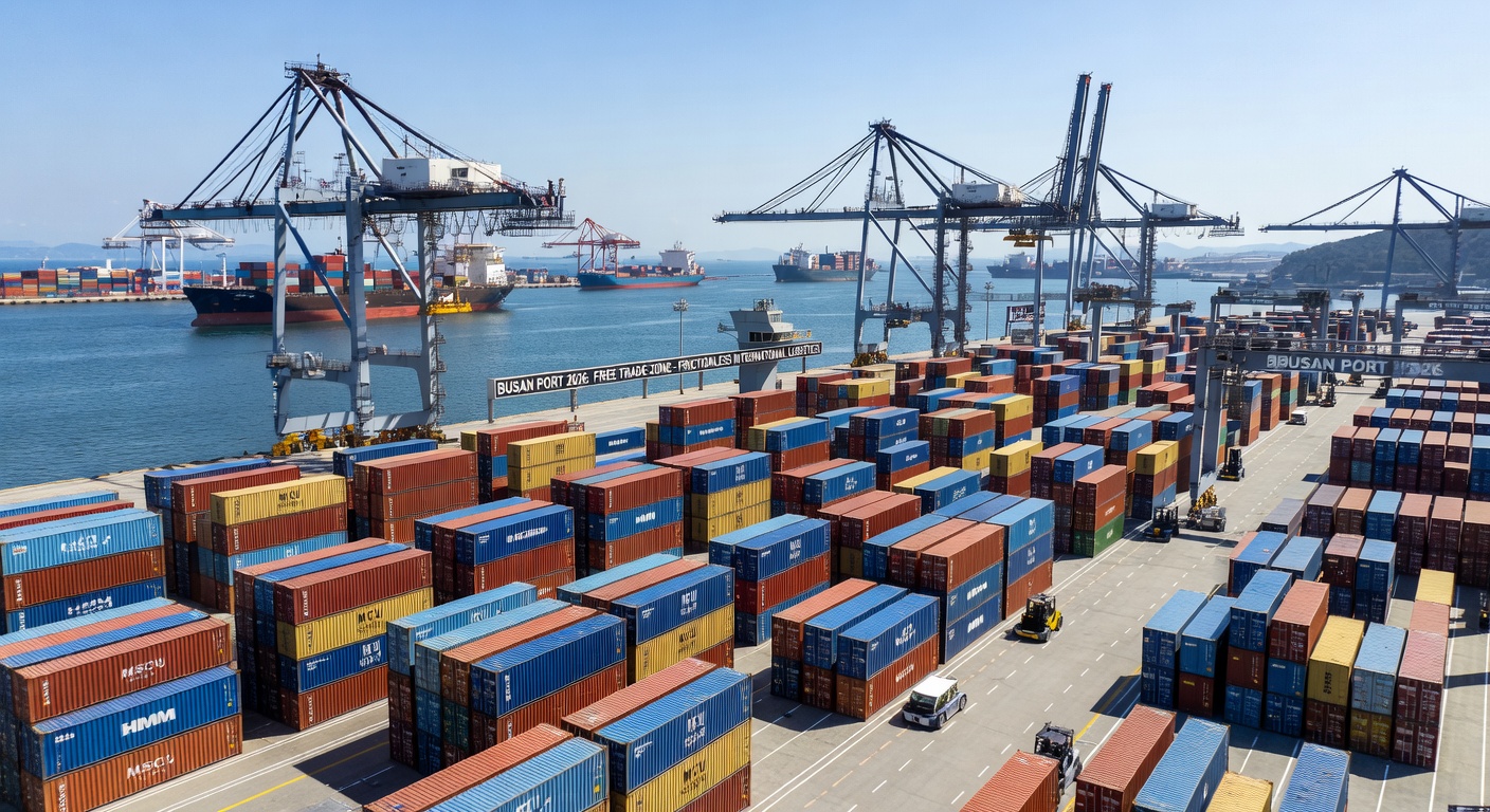 Automated Smart Port Terminal in Busan 2026