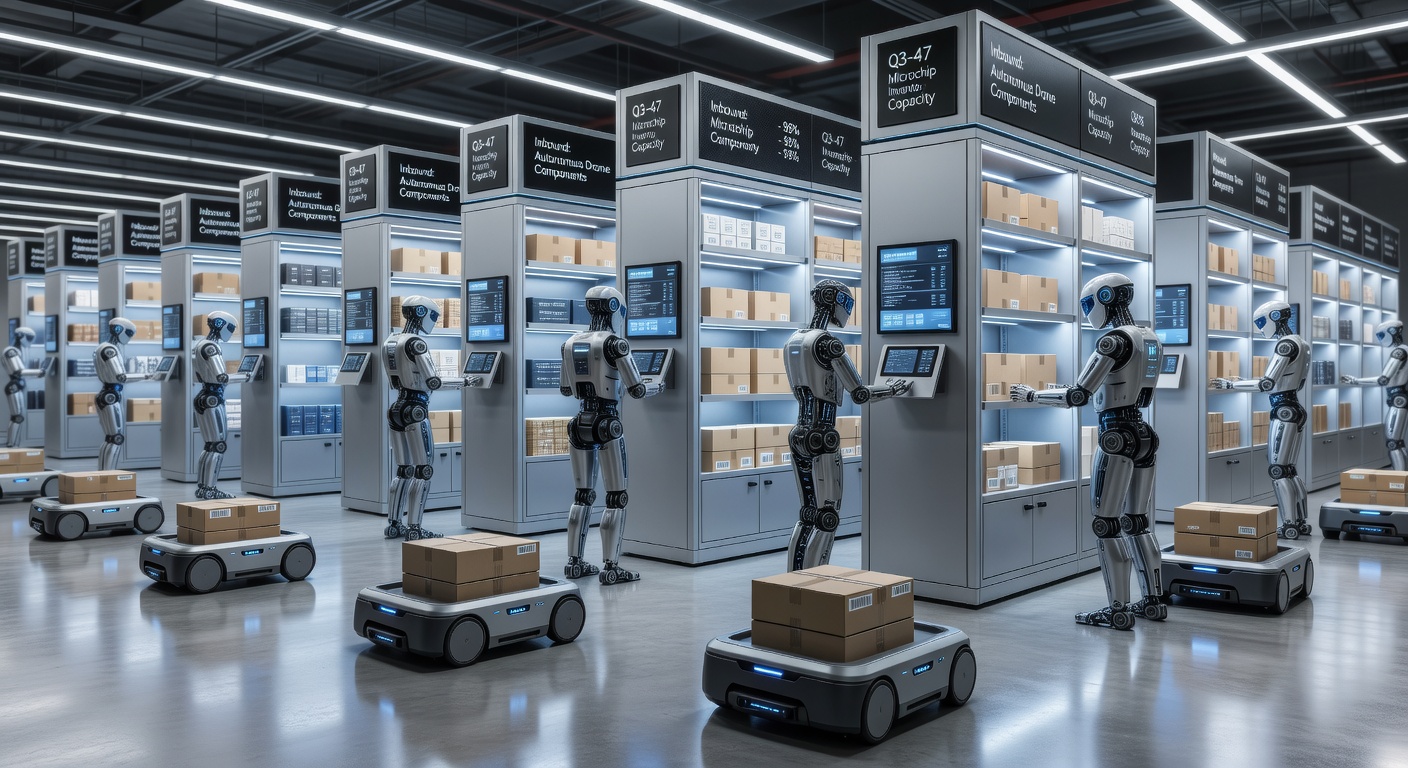 Autonomous Logistics Robots in Modern Warehouse
