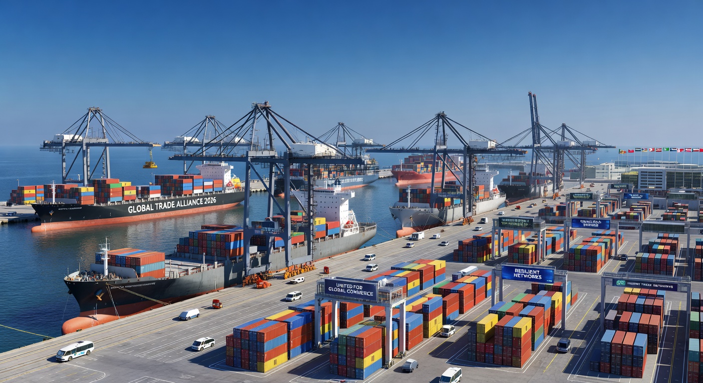Automated Global Logistics and Trade Port 2026