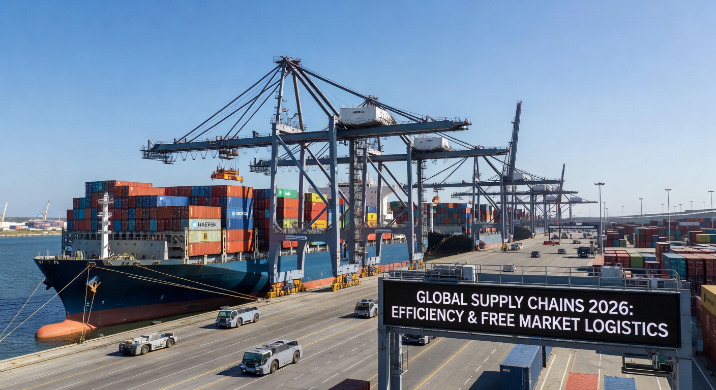 Modern 2026 Automated Seaport and Global Trade Hub