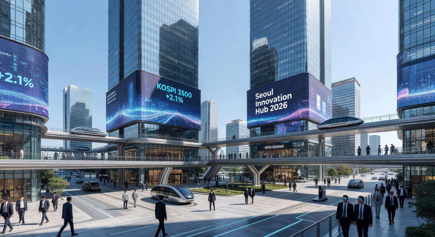 Futuristic Seoul Business District 2026