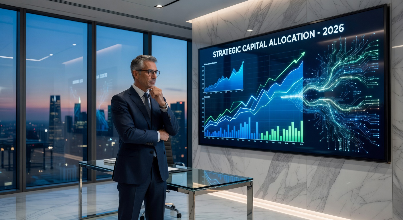 Global Investor Reviewing Tech Market Growth Data 2026