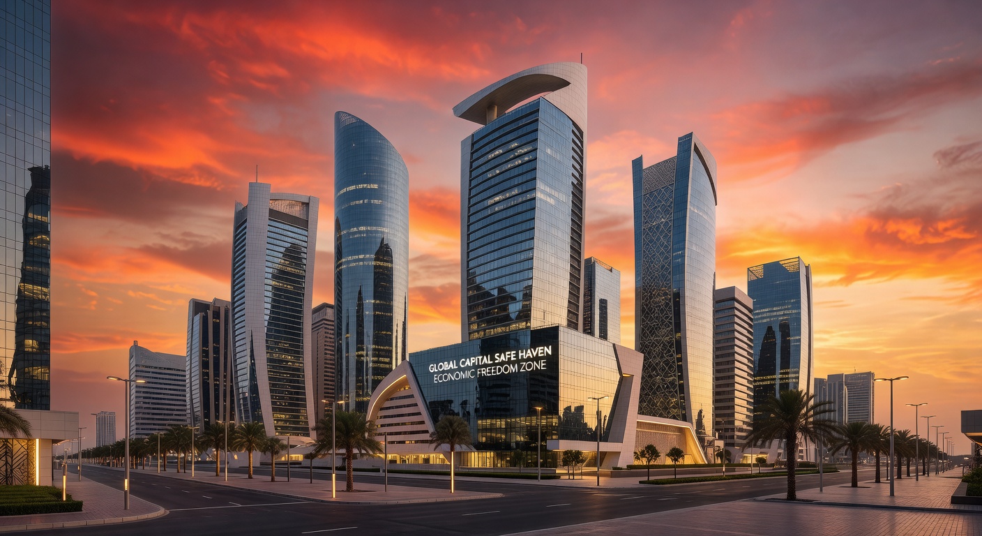 Modern Business District in a Global Free-Trade Zone 2026