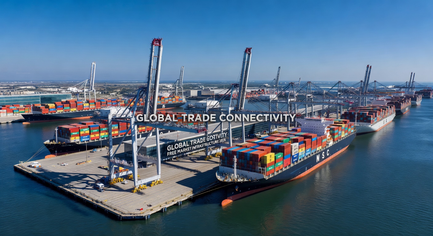 Global Trade Infrastructure and Shipping Terminal