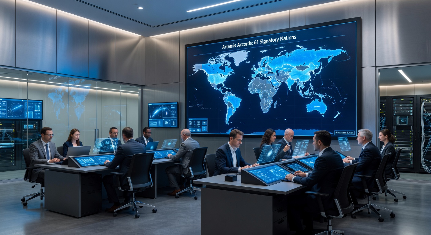 Global Space Alliance Geopolitical Map 2026